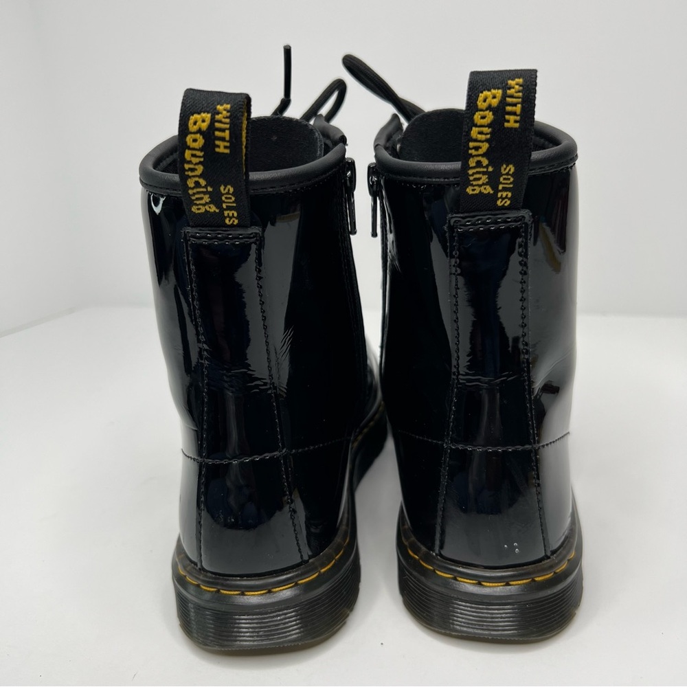 Dr. Martens Zavala Black Patent Boots Women Size 7 - Picture 6 of 16
